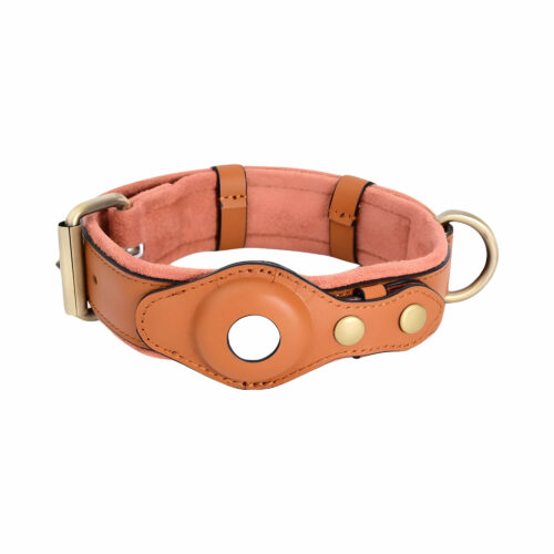 brown-airtag-dog-collar-front