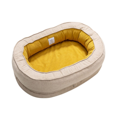 Oval Orthopedic Dog Bed - Modern and Durable Dog Bed with Removable Cover