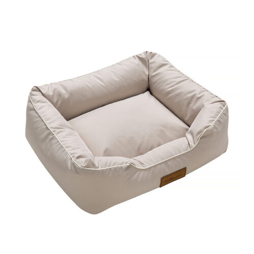 Cotton Down Water Resistant Dog Bed - Modern Comfy beds for Dogs and Cats with Washable Cover