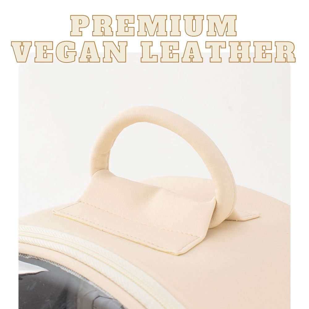 pet carrier made with premium vegan leather